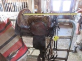 15inch Western Saddle w/Bridle