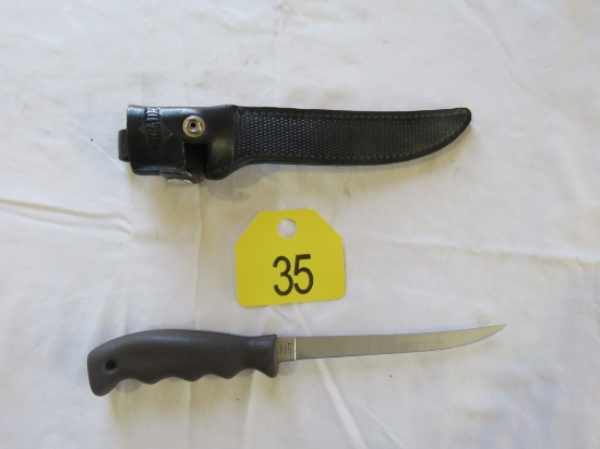 Schrade Buck 123 Knife & Sheath