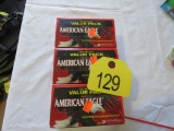 3 Boxes American Eagle 45 Auto 100 Round Shells 230 grain