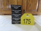 5 Boxes American Eagle 5.56 X 45mm 20 Centerfire Cartridges 55 Grain