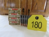 4 Boxes Wolf Military Classic .223 Remington 55 Grain FMJ
