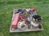 Pallet Lot of Assorted Tools