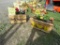 2 Wooden Flower Boxes w/Flowers