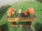 Wooden Planter w/Flowers