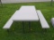 Poly Picnic Table w/Metal Frame