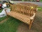 Wood Bench w/6ft Arms