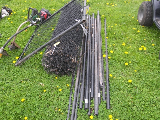 Chain Link Fence w/Poles & Gates