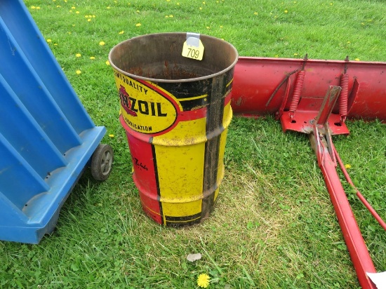 Pennzoil Steel Barrel