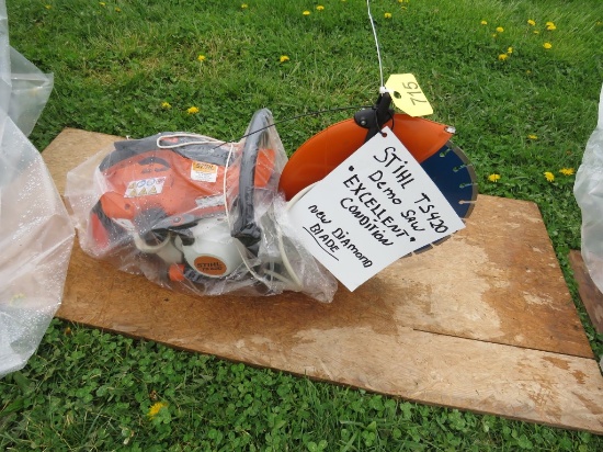 Stihl JS420 Demo Saw w/NEW Diamond Blade