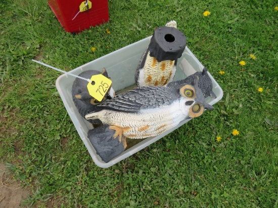Lost of Plastic Owls