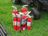 Lot of Fire Extinguishers