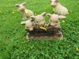 Welcome Sign w/Pigs