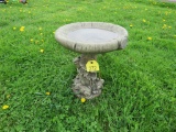 Bird Bath w/Frogs