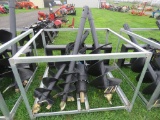 NEW QT Hyd Post Hole Digger w/3 Bits