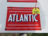 9inch x 13inch Porcelain Atlantic Sign
