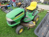 JD LA145 Lawn Tractor w/48inch Deck
