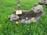 Welcome Sign w/Frogs