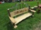 67inch Wooden Swing w/Outdoor Scene
