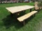 40inch x 84inch Table w/2 Benches