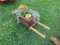 Wooden Wheelbarrow w/Flowers