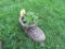 Concrete Shoe w/Flowers