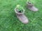 Concrete Shoe w/Flowers