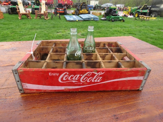 Wood Coca Cola 24pack Carrier