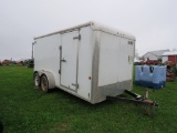 2013 Car Mate 14ft T/A Enclosed Trailer