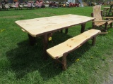 40inch x 84inch Table w/2 Benches