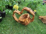 Wooden Hog Planter