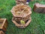 2 Large Hanging Planters