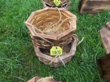 2 Large Hanging Planters