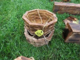 2 Large Hanging Planters