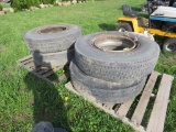4 Tires 11R-22.5 & Rims