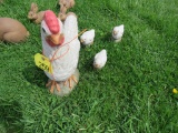 Concrete Chicken Family