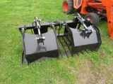 NEW 66inch Stone Bucket w/Double Grapples