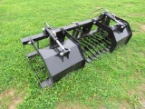 QT 84inch Stone Bucket w/Double Grapples