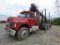 1991 Mack RD688ST Model Log Truck w/Prentice 120C Log Logger Extend Boom Grapple