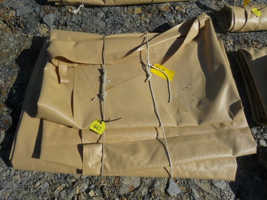 10ft x 54ft Fiberglass Reinforced Tarp
