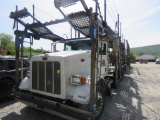 2011 Peterbilt 4 Car Car Carrier w/a 7 Car Cattrell Trailer