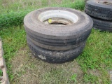 2 Wheels 11R24.5 Tires
