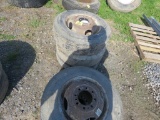 5 Tires and Steel Rims 8.75-16.5