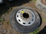 285-75-R24.5 Tire and Alum Rim