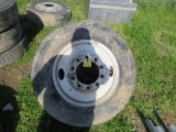 3 Tires and Steel Rims 285-75-24.5