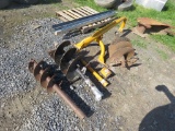 Danuser 3pt Post Hole Digger w/6inch 12inch (NEW) & 16 inch Bits