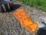 Construction Sign for Dump Truck