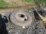 11R24.5 Tire and Steel Rim