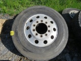 2 Steer Tires 11R24.5 and Alum Rims
