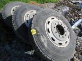 4 Drive Tires 11R24.5 and Alum Rims