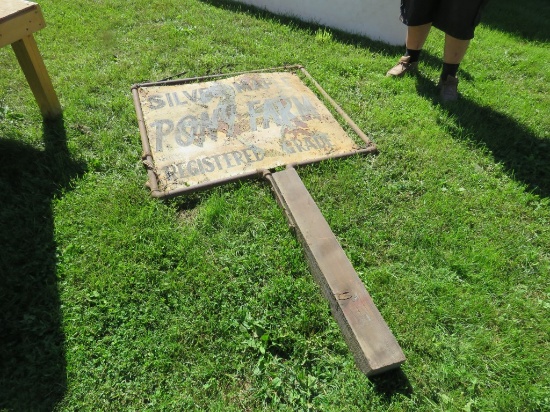 Silver Maple Pony Farm Sign